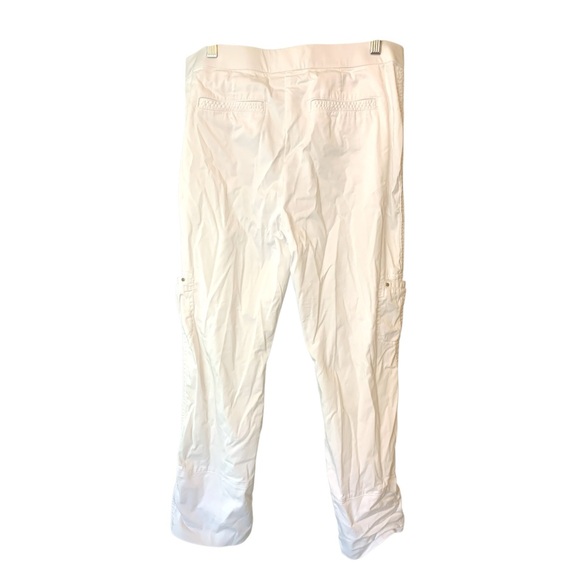 White Cargo Pants - Picture 2 of 2